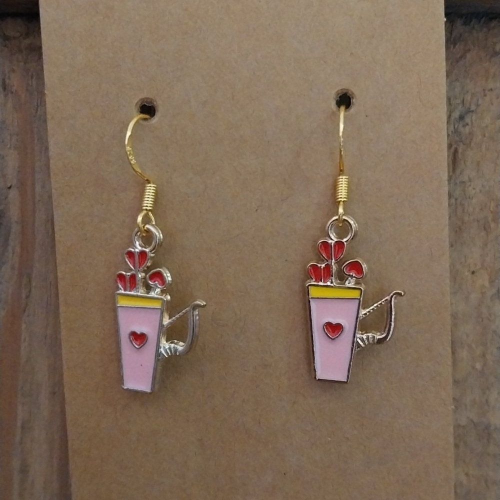 Valentine's Day Flower Earrings